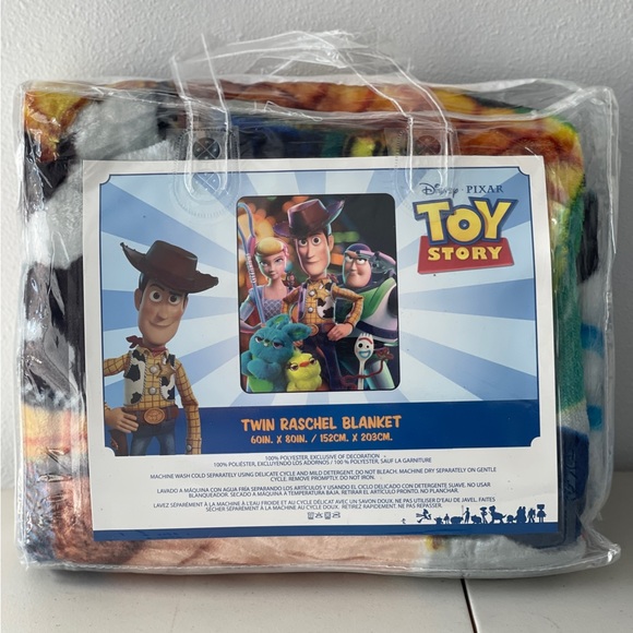 Twin size” Toy Story soft & warm royal plush throw size 60”x80”. - Picture 1 of 7